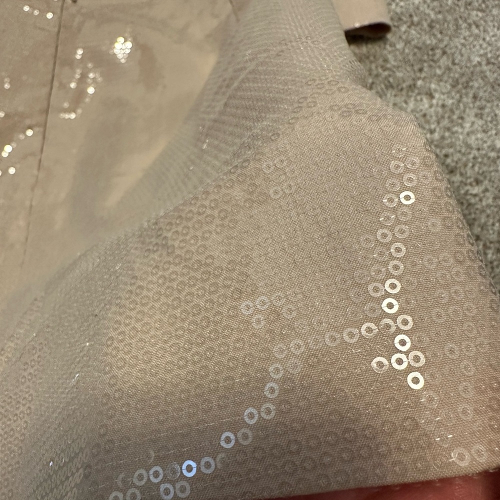 NWT Target Sequin Blazer Jacket - tan with‎ skirt - Picture 7 of 8